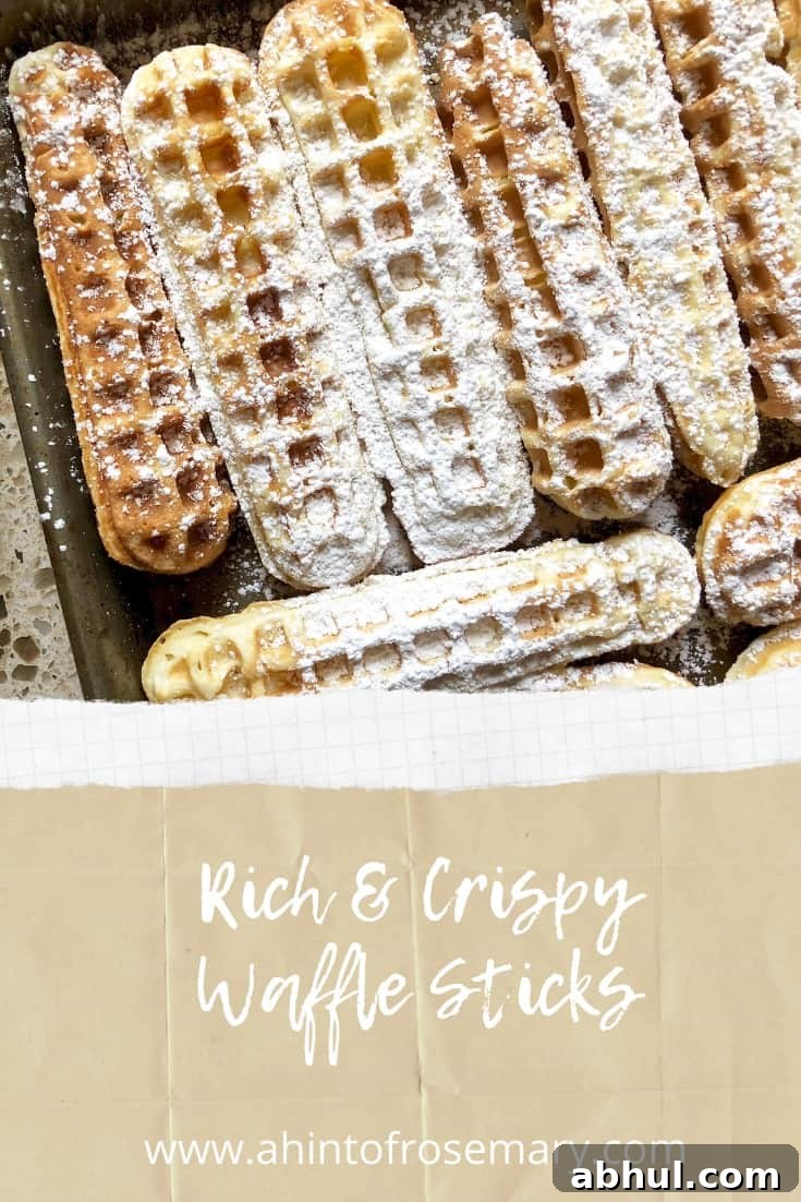 Rich & Crispy Waffle Sticks