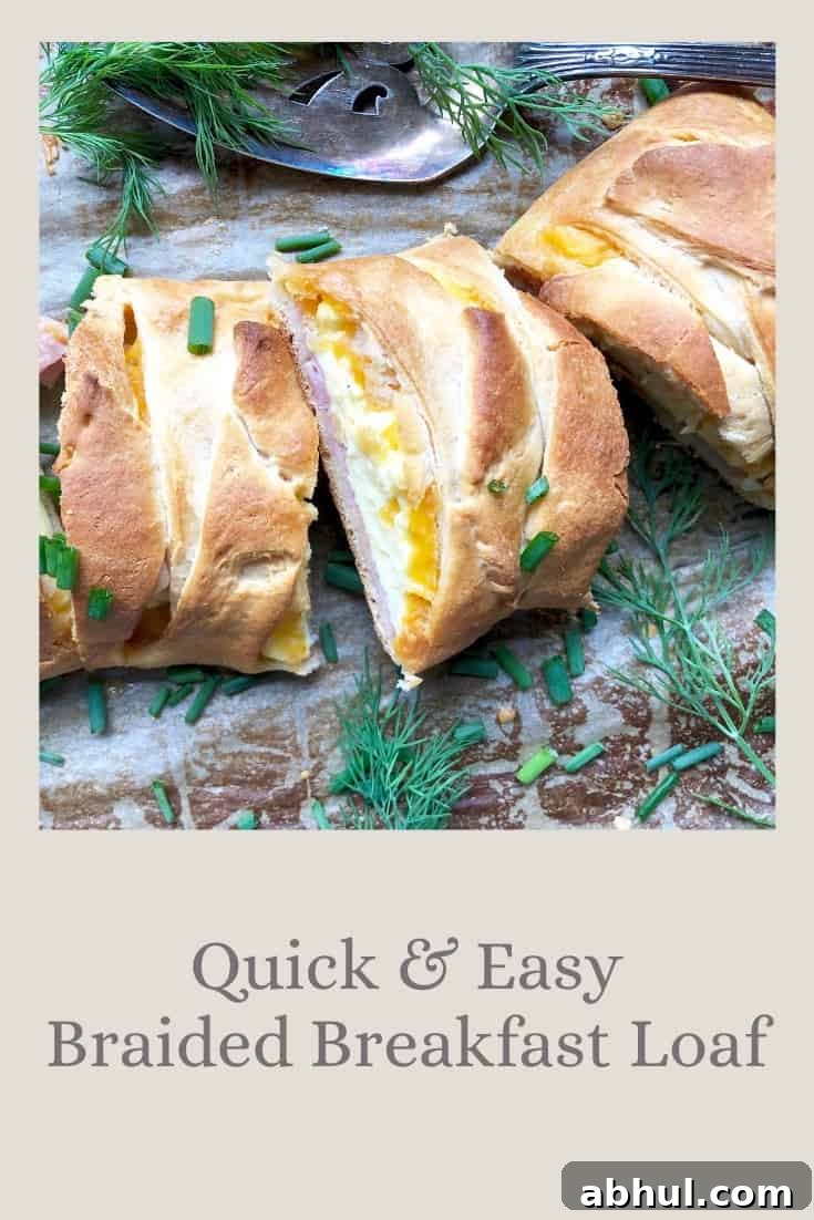 Quick & Easy Braided Breakfast Loaf