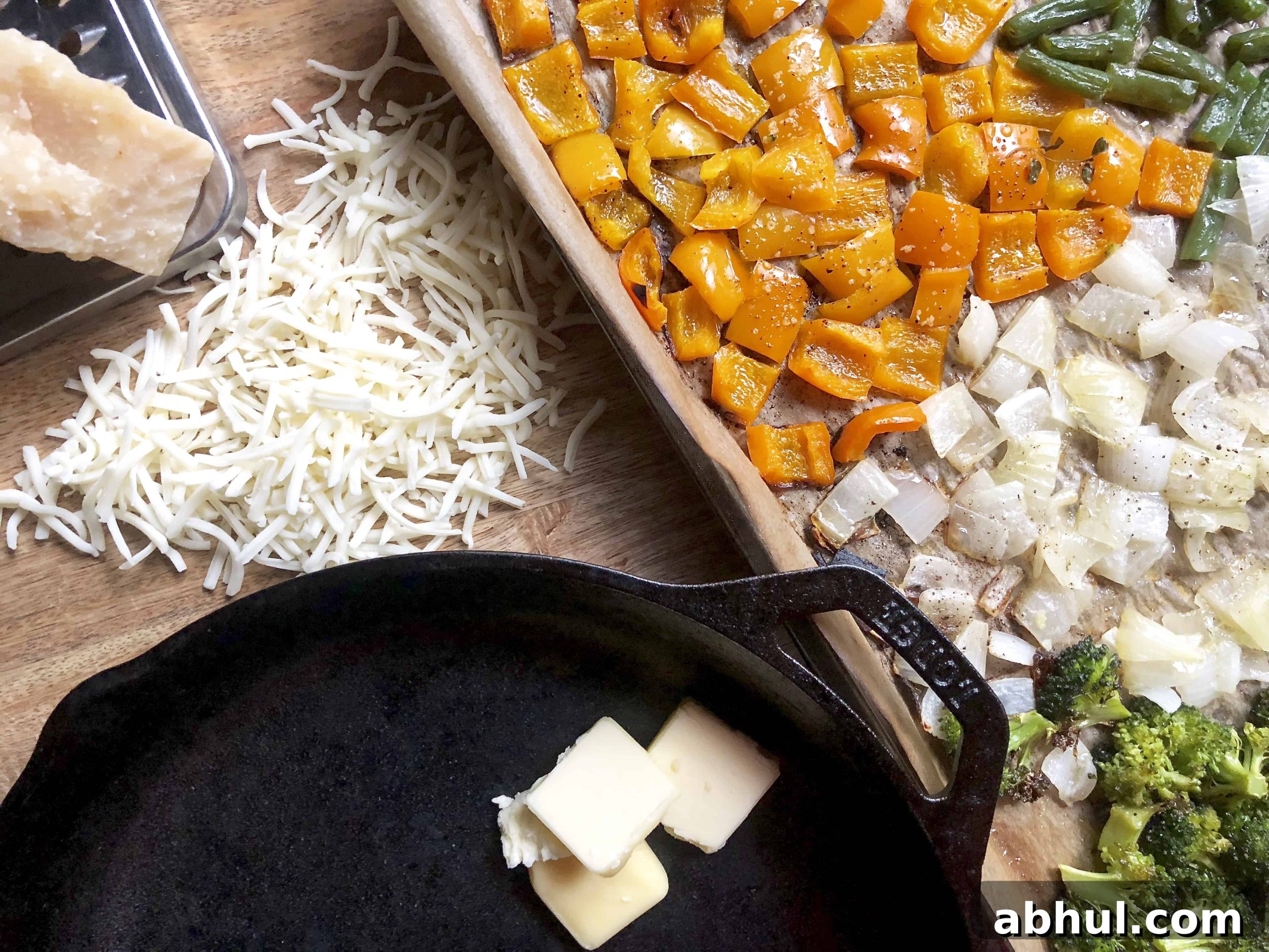 cheesy roasted ratatouille dip