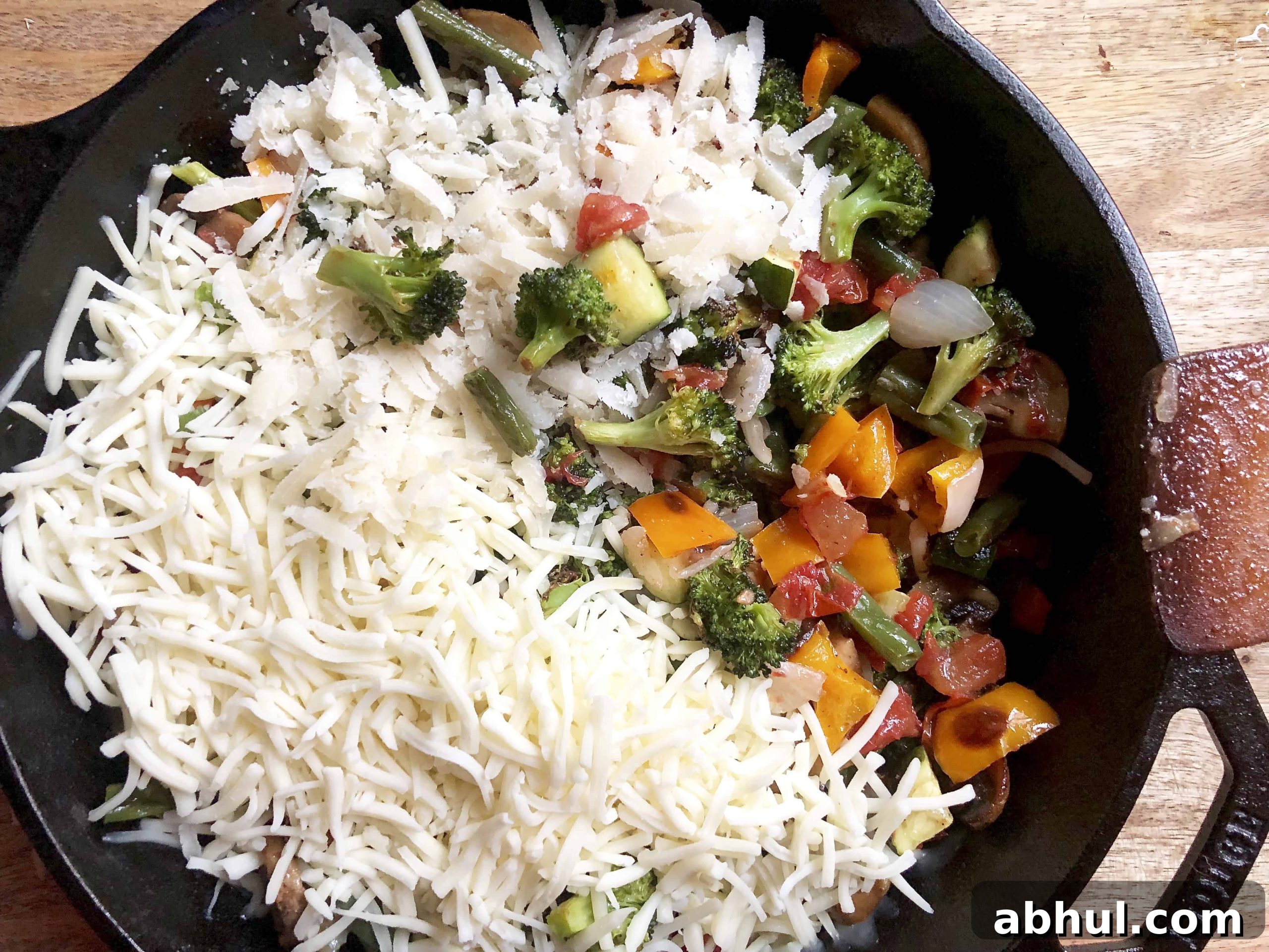 cheesy roasted ratatouille dip