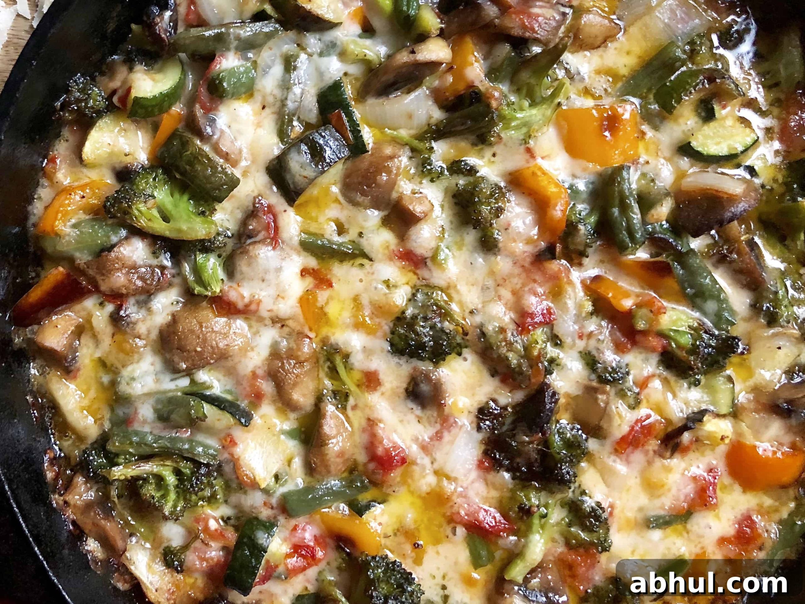 cheesy roasted ratatouille dip