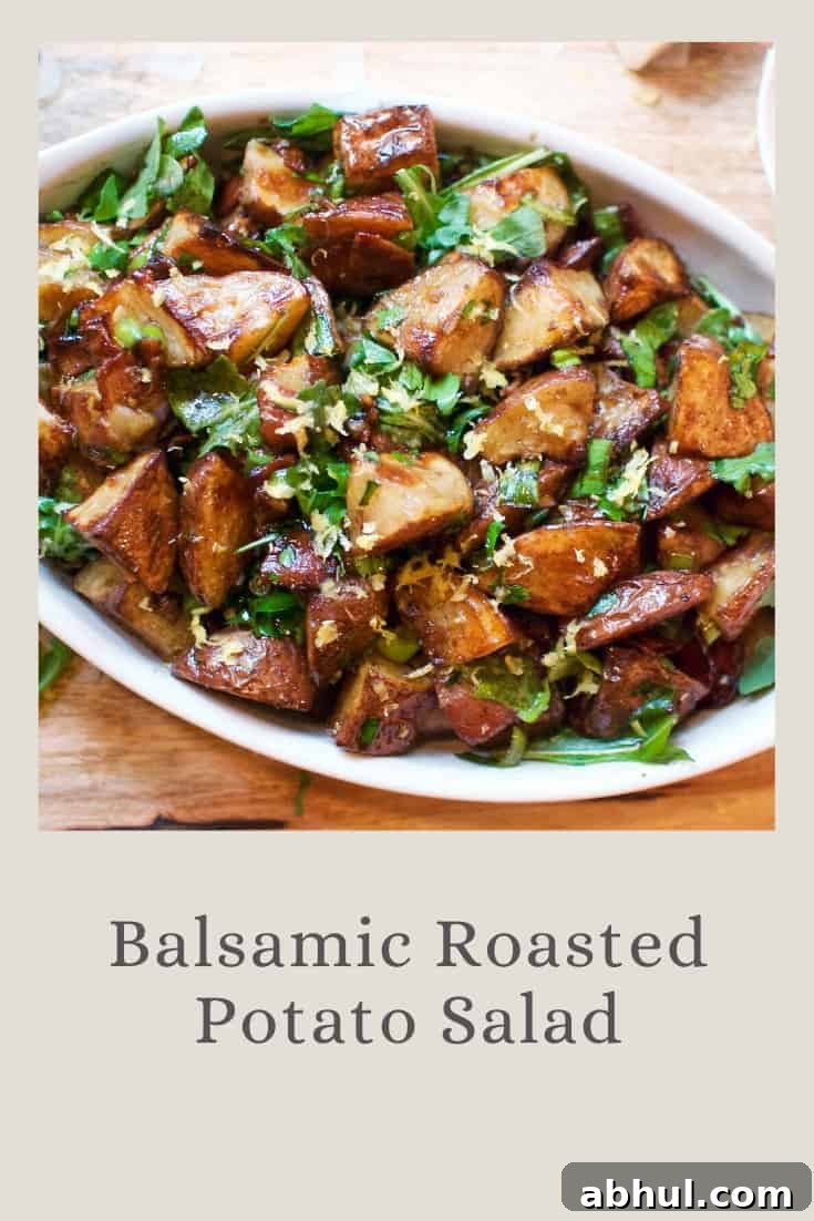 balsamic roasted potato salad