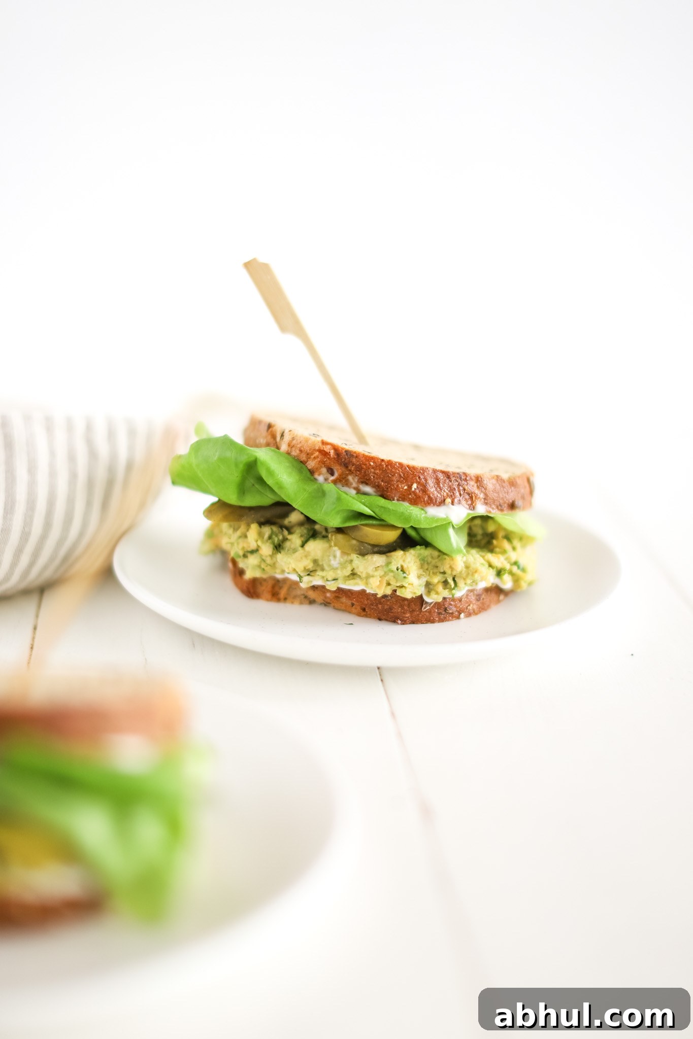 vegan egg salad sandwich option