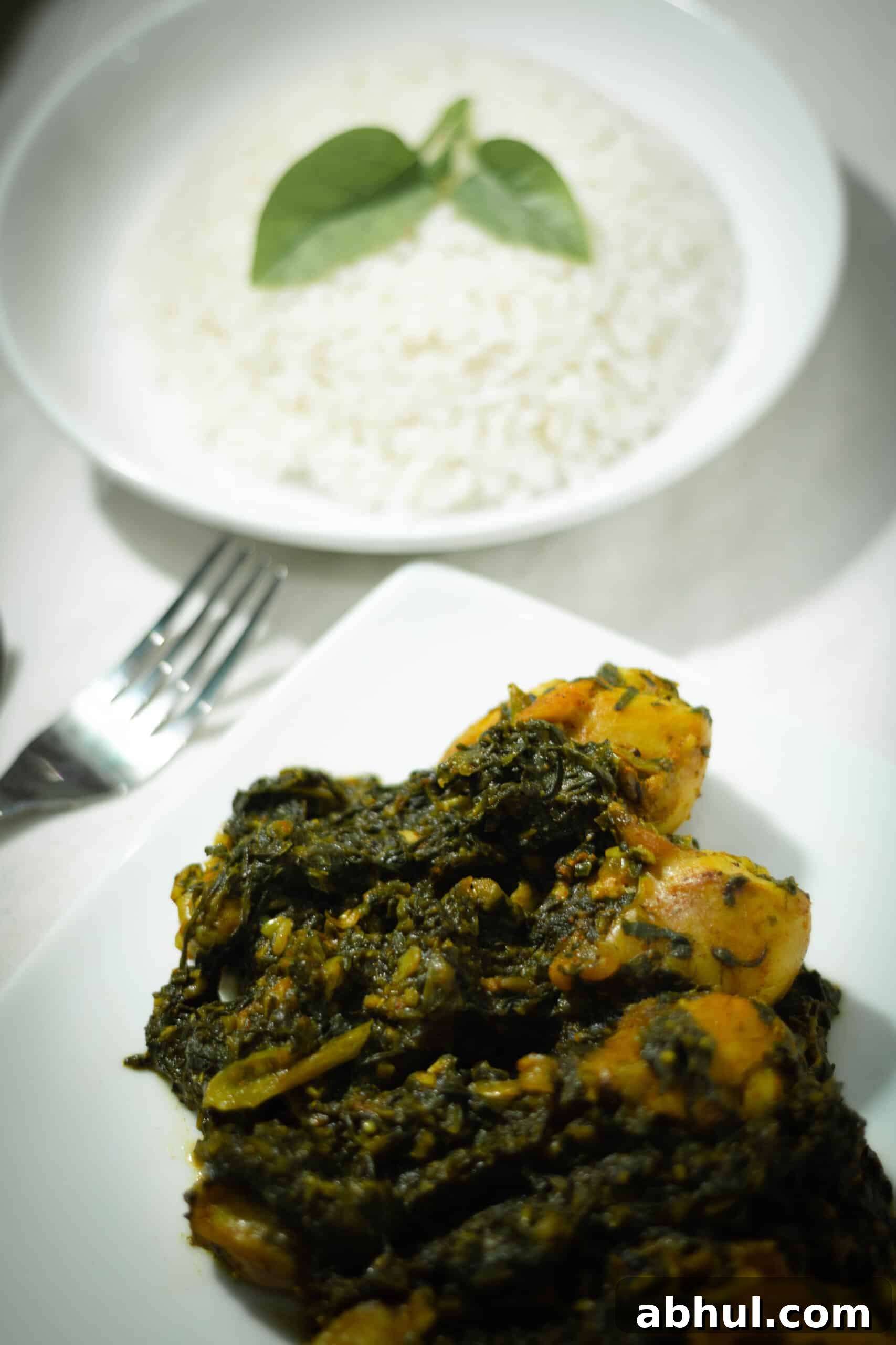 Palak Murgh - Chicken and Spinach Pakistani Curry