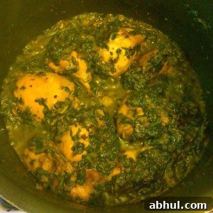 Palak Murgh - Chicken and Spinach Curry by Fatima Cooks