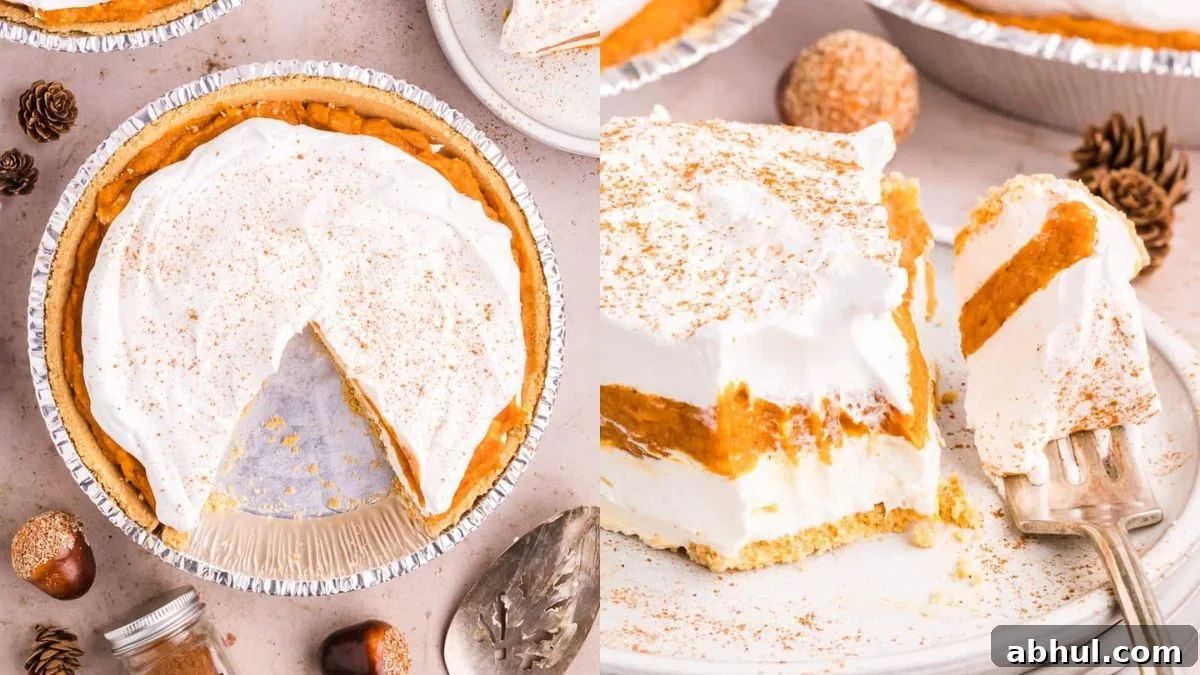No-Bake Desserts That Satisfy Your Sweet Tooth Quickly 10 No-bake pumpkin pie with whipped cream topping