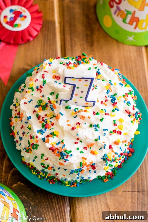 healthy smash cake