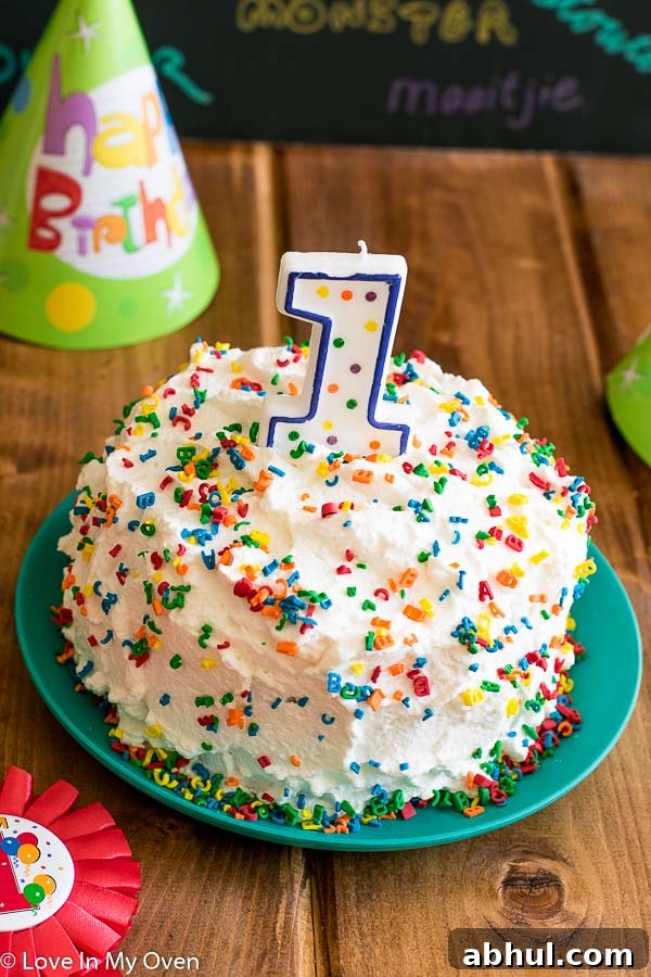 healthy smash cake