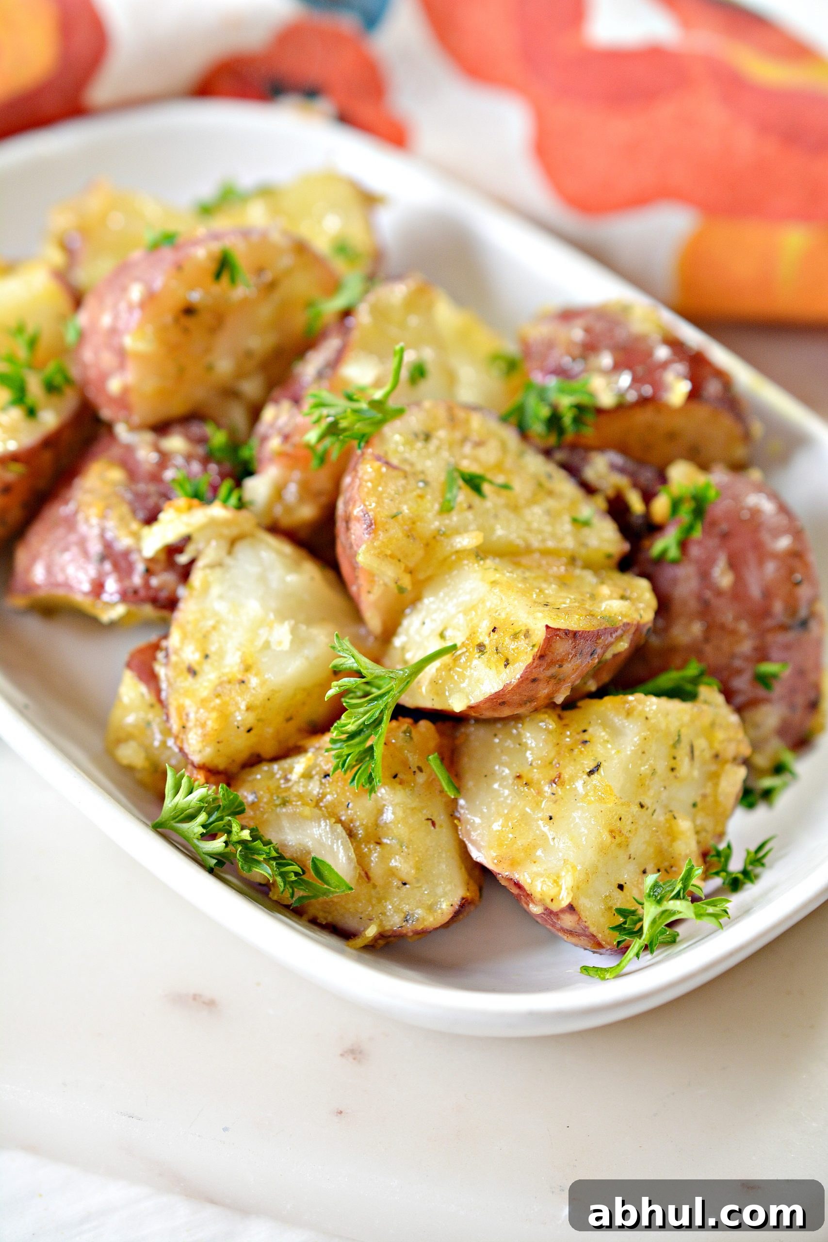 Garlic Parmesan Roasted Potatoes