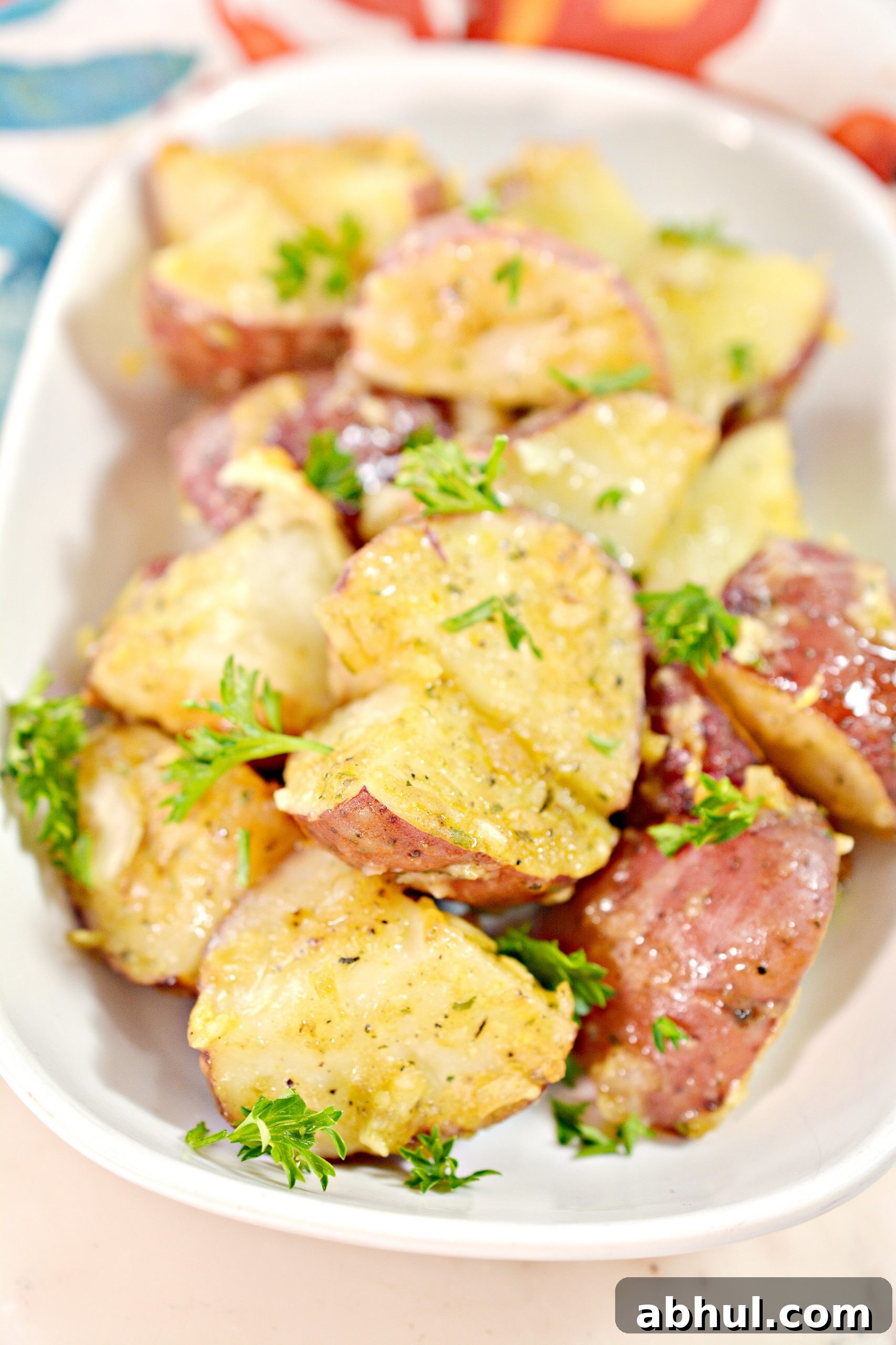 Garlic Parmesan Roasted Potatoes