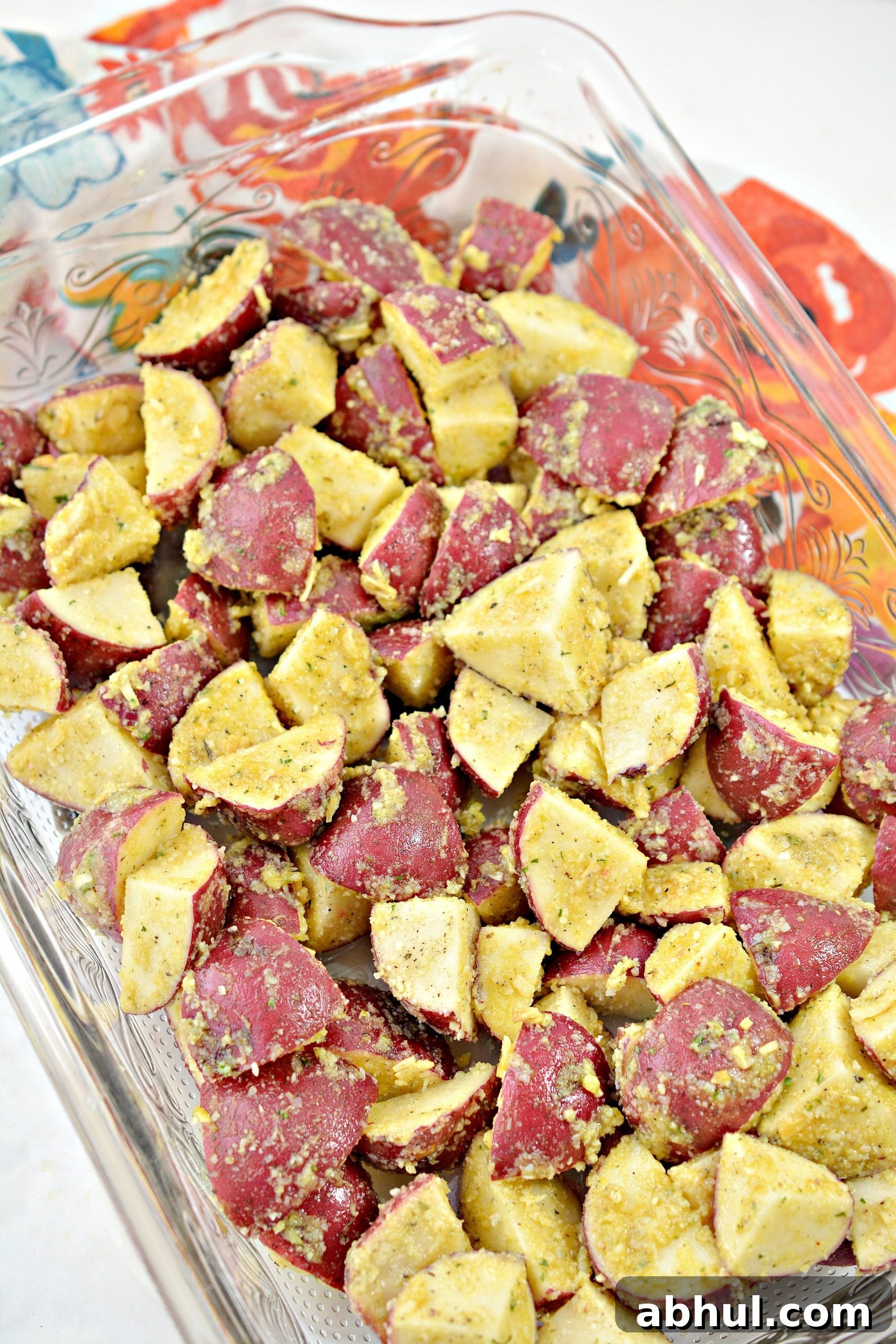 Garlic Parmesan Roasted Potatoes