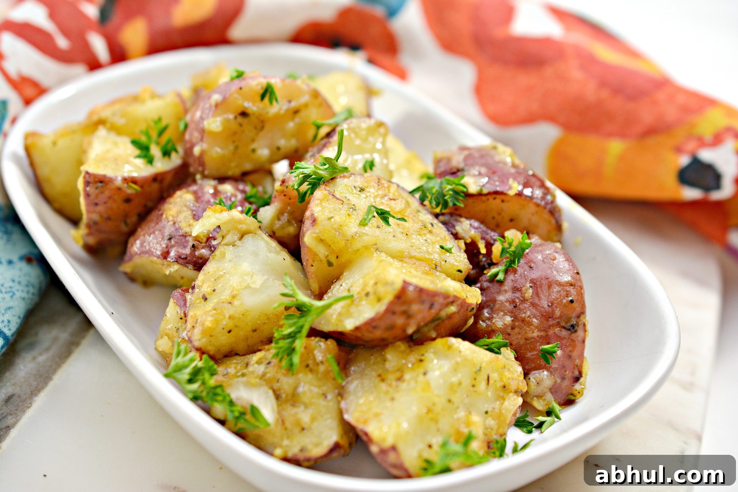 Garlic Parmesan Roasted Potatoes