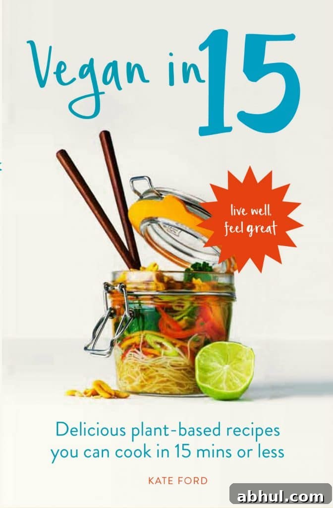 Vegan in 15 Cover | Kate Ford