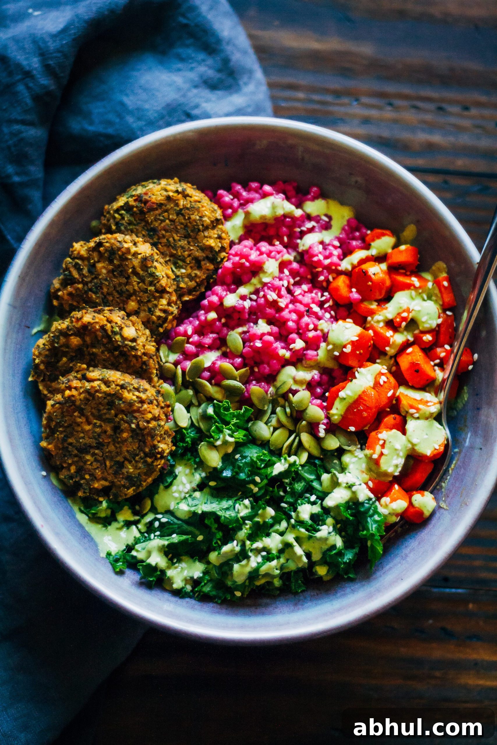 Winter Buddha Bowl | Well and Full | #vegan #recipe