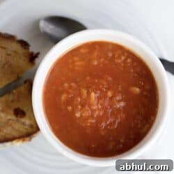tomato rice soup