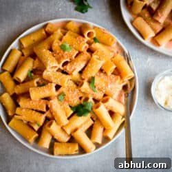 creamy rose pasta