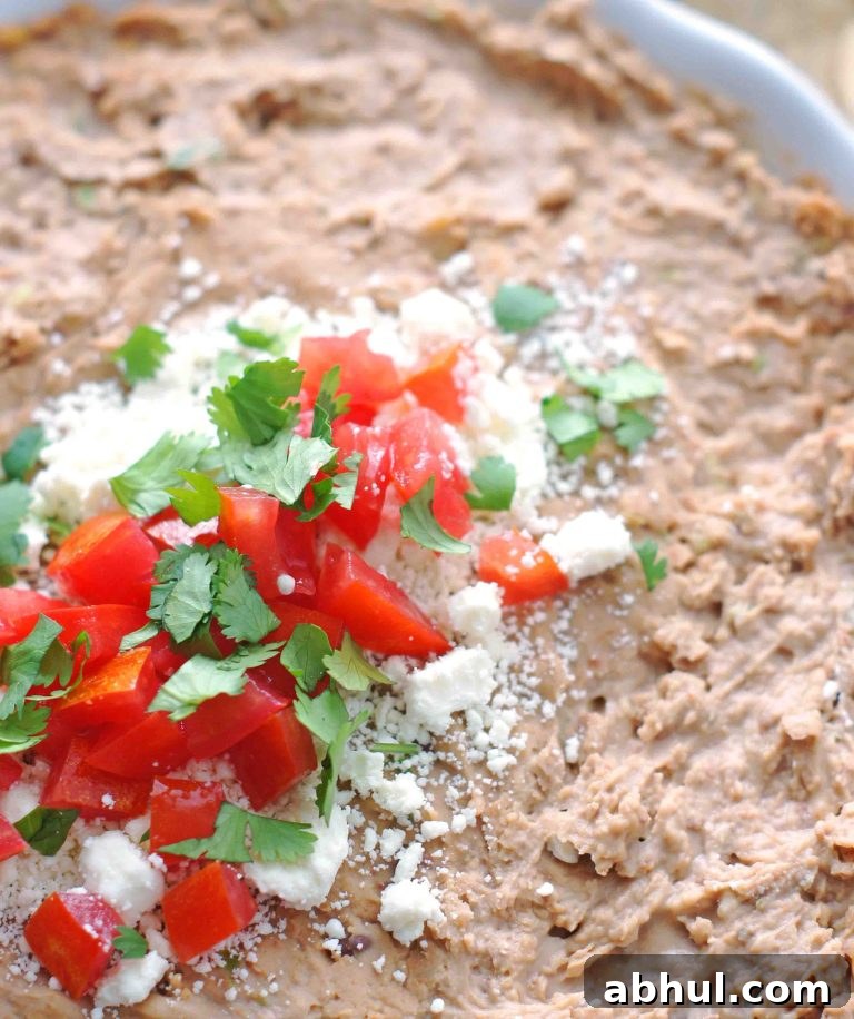 Creamy jalapeno bean dip