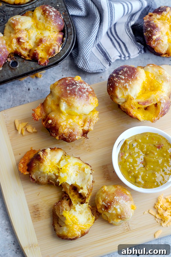 Pretzel monkey muffins