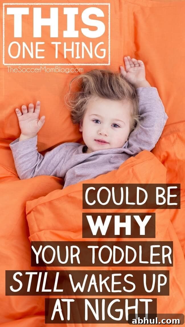 It took us over a year to figure this out!! I had started to think our toddler would never sleep through the night, until we cut out this ONE thing. If you're stuck in the cycle of sleepless nights like we were, you'll want to check to see if you missed this too!