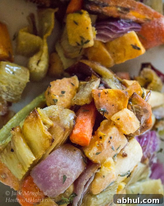 A creamy vegetable soup is not only easy but delicious and healthy too. This soup can also be used as a base for many other recipes. baking tray of roasted vegetables