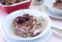 Creamy Cherry Milk Jelly Dessert