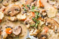 Creamy Parmesan Mushroom and Wild Rice Soup Recipe