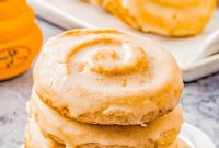 Honey Bun Cookies with Cinnamon Glaze