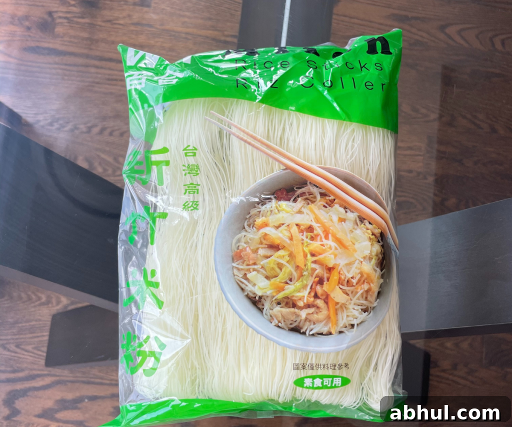 Rice stick noodles