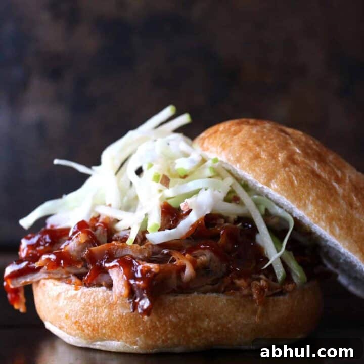 pulled pork bbq slow cooker homemade bbq sauce