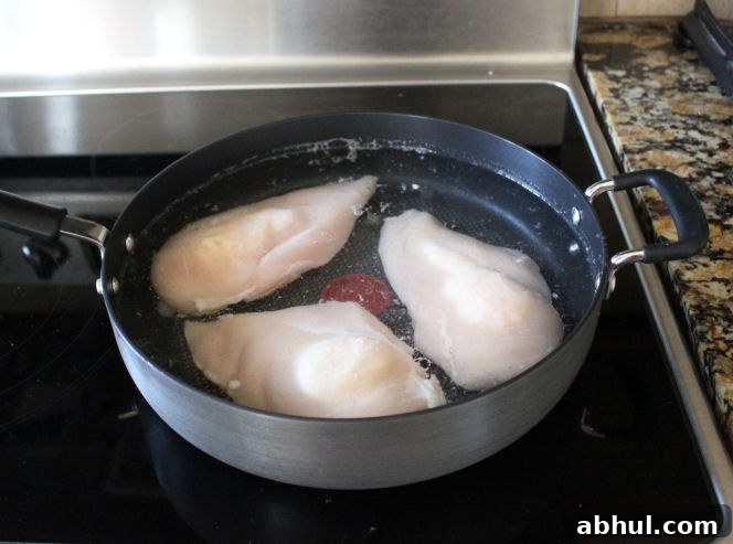 Chicken in skillet