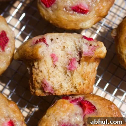 Strawberry Cottage Cheese Muffins