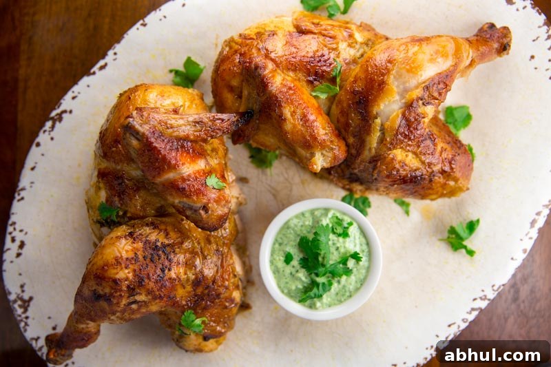 Kamado Style Peruvian Chicken