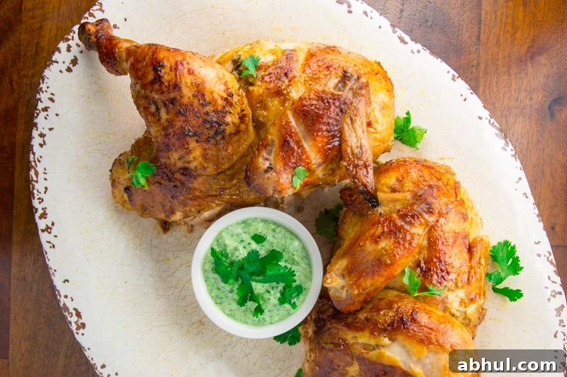 Kamado Style Peruvian Chicken