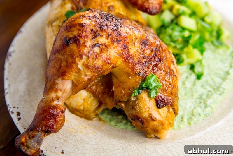 Kamado Style Peruvian Chicken