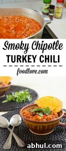 This warm, spicy and satisfying turkey chili is high in protein, low in fat, and packed full of yummy veggies.