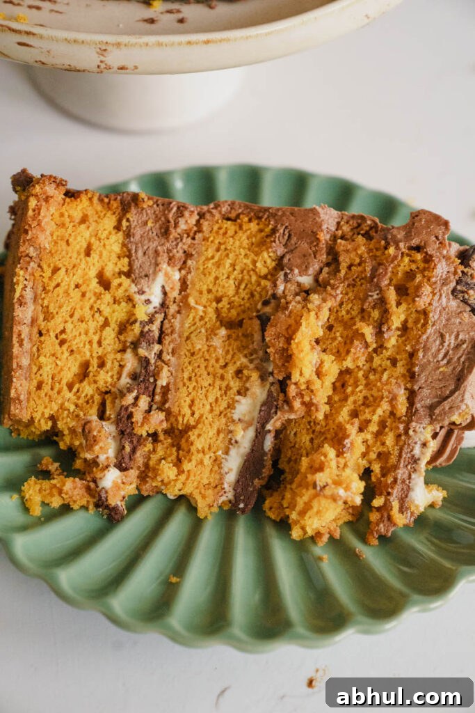 Assembled cake