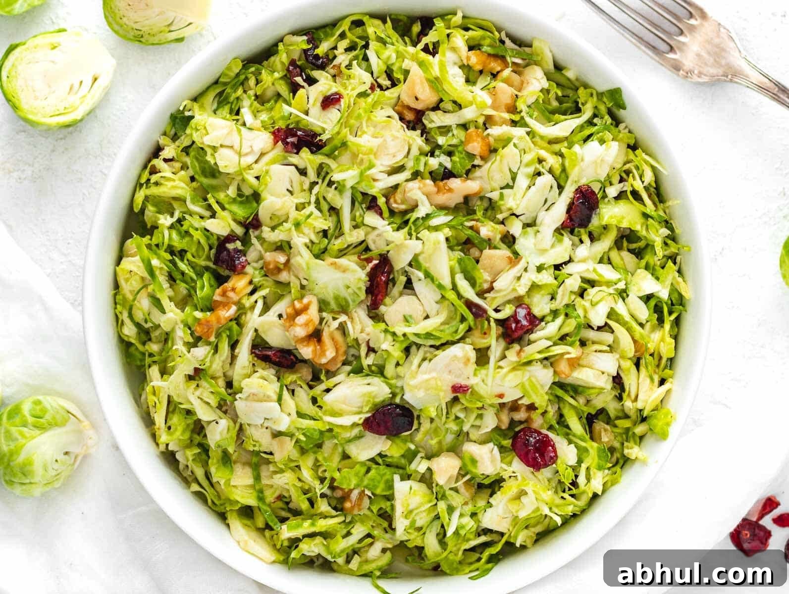 shaved brussels sprouts salad