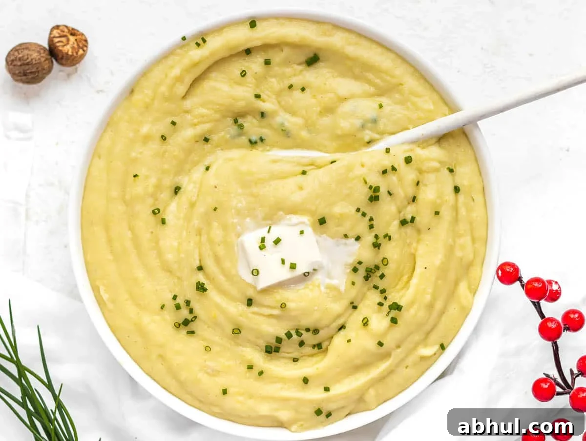 Mashed potatoes with butter
