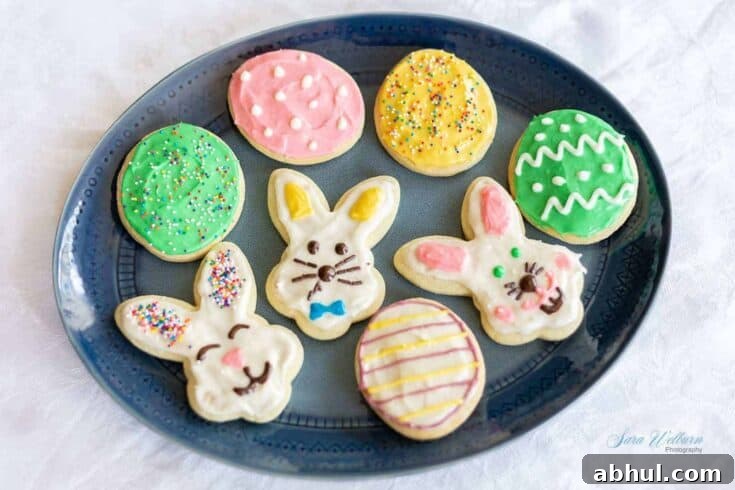 Sour Cream Easter Sugar Cookies