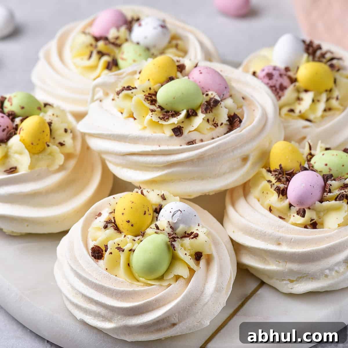 Easter Meringue Nests